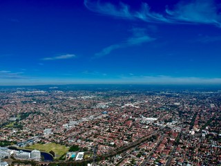Aerial Views of Sydney City and Suburbia