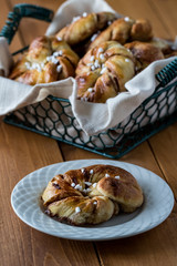 Freshly made Swedish Cinnamon buns.