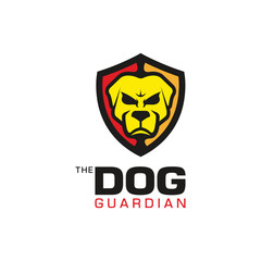 The Dog Guardian Logo Design Template