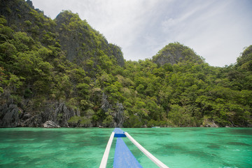 Lagoon in Palawan Philippines