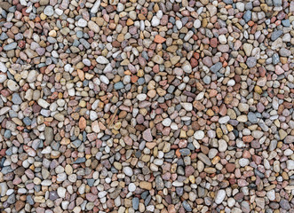 assorted colorful pebbles from the beach
