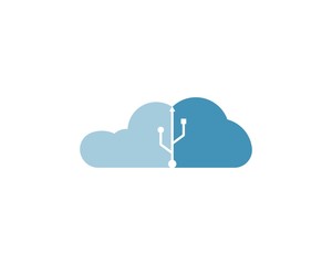 cloud logo vector icon