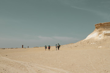 Walking The Desert in Qatar