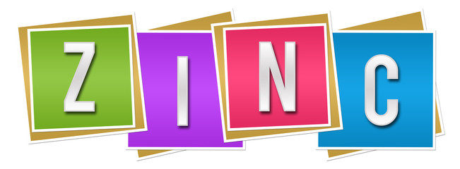 Zinc Colorful Blocks Colorful Blocks 