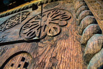 The Unesco wooden church from Budesti (Maramures/Transylvania/Romania)	