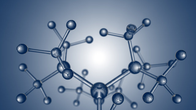 Molecular structure of microcrystalline molecular model