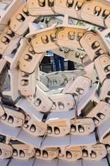 Picture of a part of a tractor track