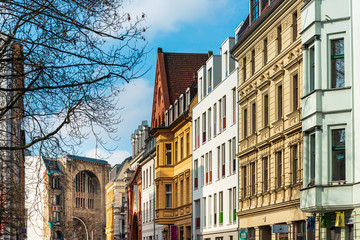 Fototapeta premium BERLIN, GERMANY- March 11, 2018 : Antique building view in Berlin, Germany.
