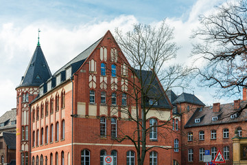 Fototapeta premium BERLIN, GERMANY-March 11, 2018: Street view of downtown Berlin, Germany.