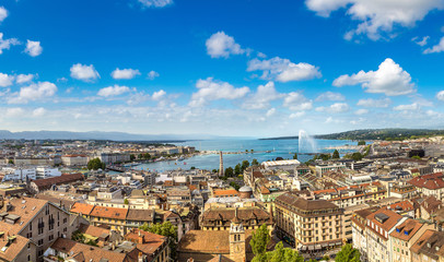 Panoramic view of Geneva