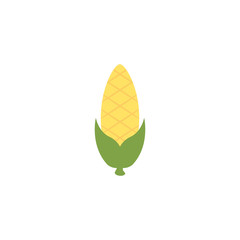 vegetable cob flat style icon