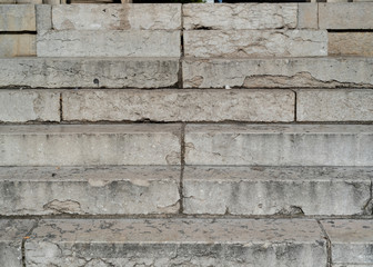 Close-up on stone stairs background or texture 