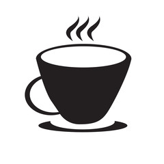 Coffee cup Logo Template vector icon design isolated on white background