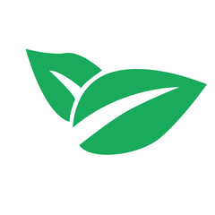 Logos of green leaf ecology nature element vector icon