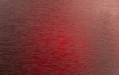 Heated stainless steel sheet texture