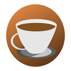 Coffee cup Logo Template vector icon design isolated on white background