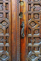 Vintage door of a house