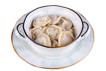 Dumplings with butter, boiled in pot