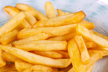 Fried fries served on a plate
