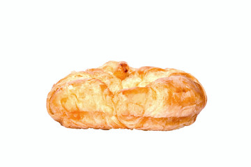 Flat view of Croissant bread