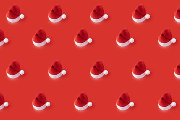 christmas pattern with cane lollipop