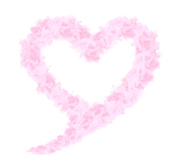 Heart ピンクのふわふわハート バレンタイン 結婚式 家族愛 全ての愛に