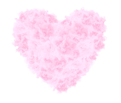Heart ピンクのふわふわハート バレンタインデー 結婚式 家族愛 全ての愛に 