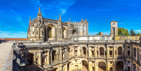 Fototapeta premium Medieval Templar castle in Tomar