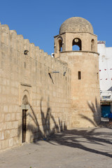 The grande mosque on  traditional medina at Sousse, Tunisia