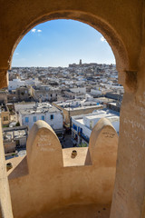View at the traditional medina of Sousse in Tunisia