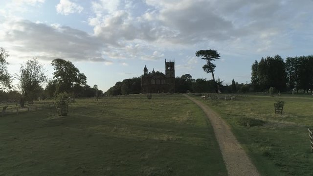 Shot of creepy looking vampire manor