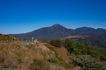 美ヶ原高原の道