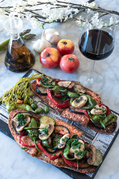 Pa amb oli de verduras