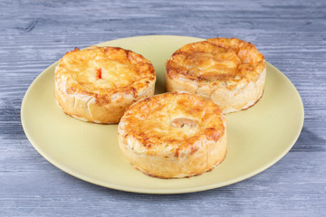 Kishi with different fillings for breakfast