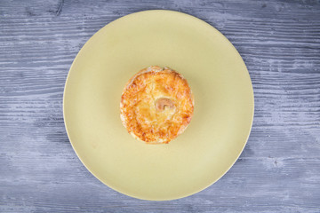 Rice kish baked with nuts