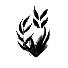 Ink picture card Postcard design