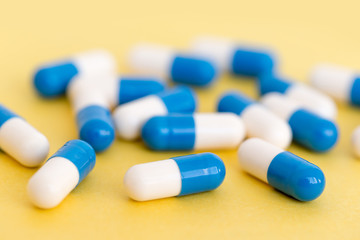 Daily vitamins to maintain a good health, morning routine.