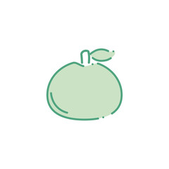 vegetable tomato fill style icon