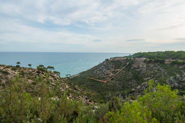 Fototapeta na wymiar Mediterranean views from Oropesa del Mar