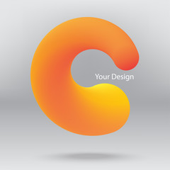 abstract circle logo design