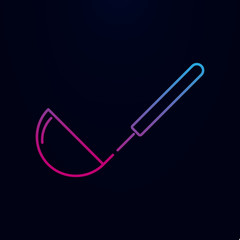 Kitchen ladle nolan icon. Simple thin line, outline vector of kitchen icons for ui and ux, website or mobile application
