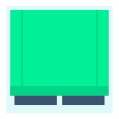 Window jalousie icon. Flat illustration of window jalousie vector icon for web design