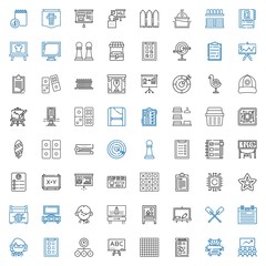 board icons set