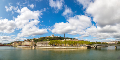 Fototapeta na wymiar Cityscape of Lyon, France
