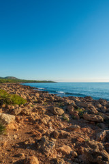 Fototapeta premium The sea in the Sierra de Irta in Alcocebre
