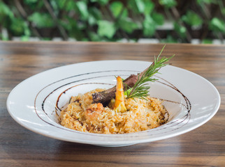 Arroz de mariscos 
