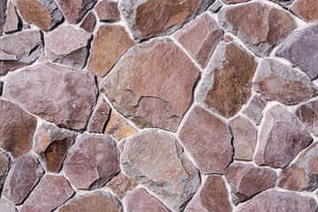 surface of the stone with brown , violet, grey tint