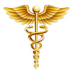 Caduceus Medical Icon.