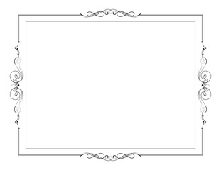 Ornamental decorative frame created in vector.
