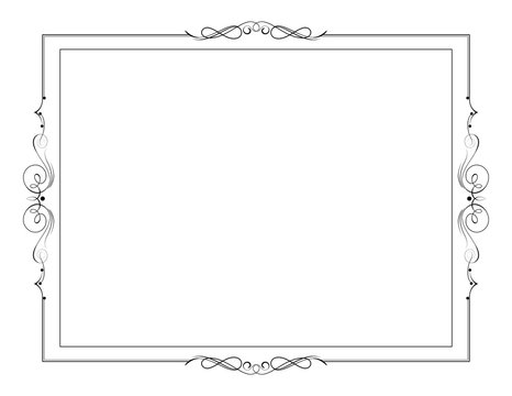 Ornamental decorative frame created in vector.